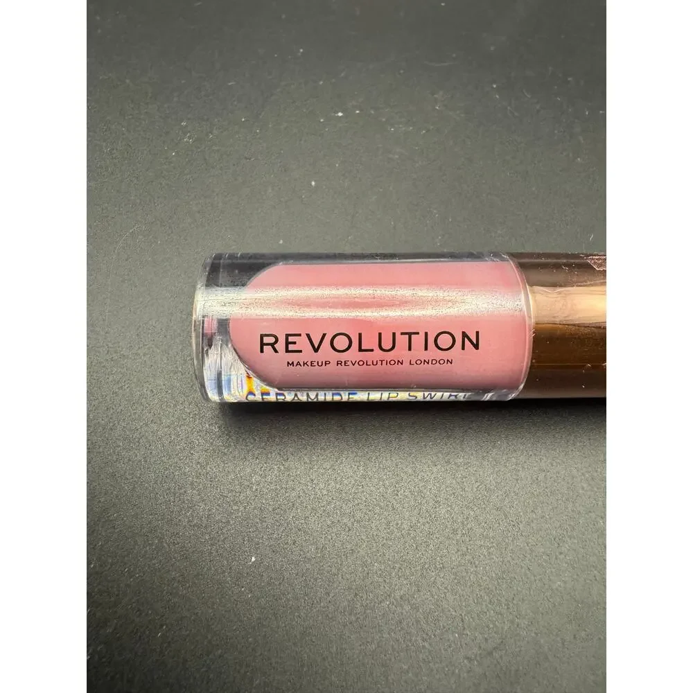 Makeup Revolution Ceramide lip Swirl Lip Gloss - Pure Gloss 0.15 Fl. Oz / 4.5 mL